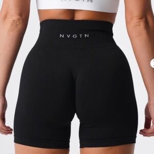 NVGTN Performance Seamless Shorts in Black